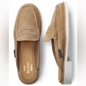NWT G.H Bass Women’s Wynn Suede Eva Dessert Sand Weejuns Size 10.